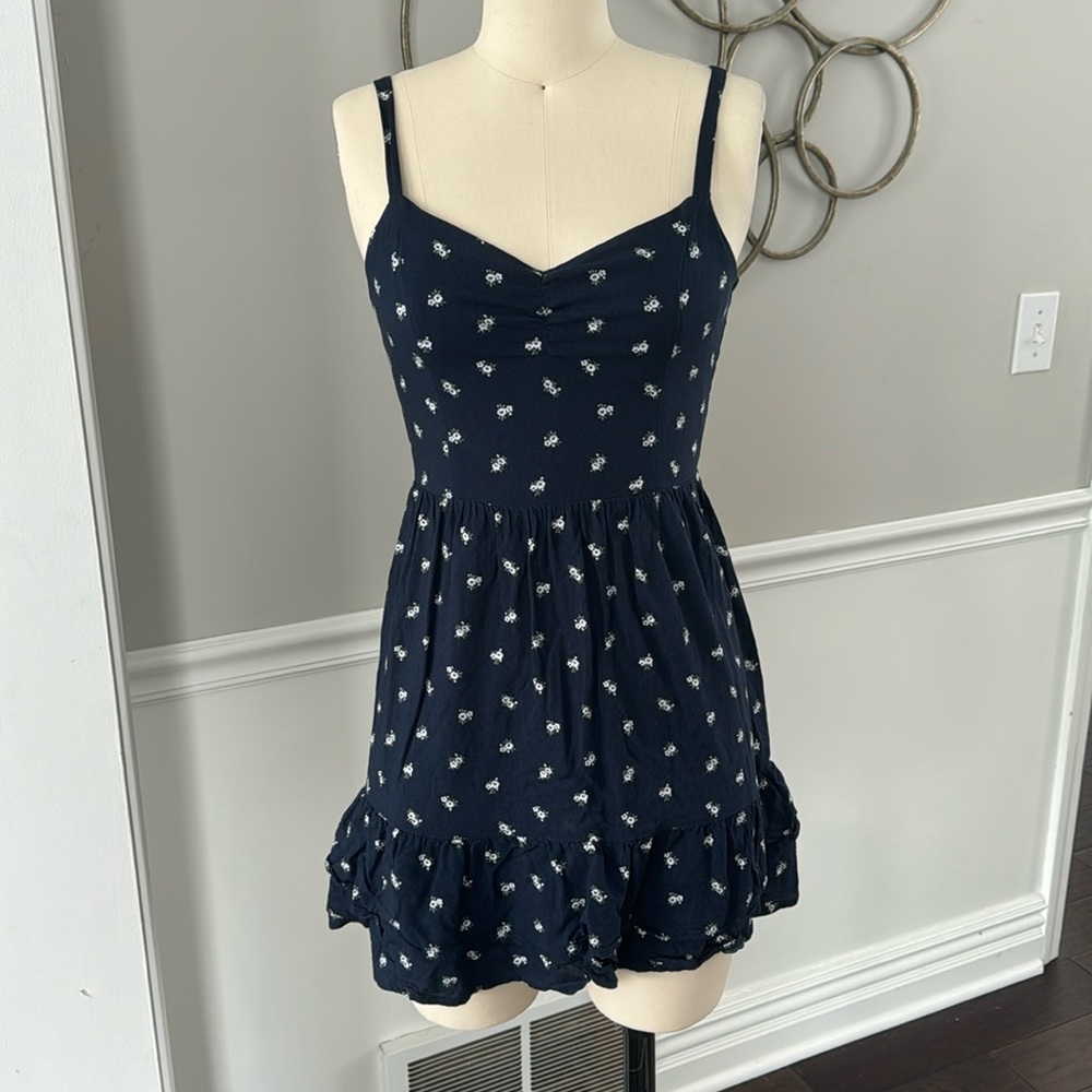 Navy spring dress